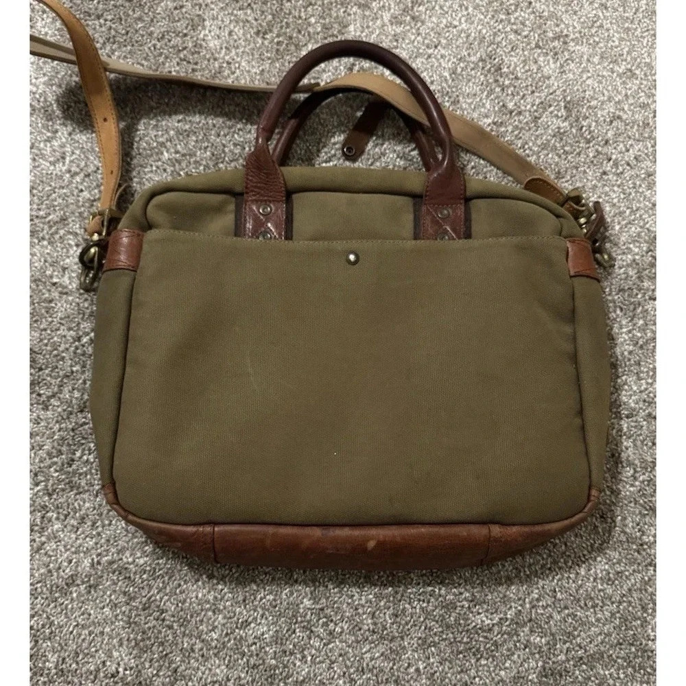 Will Signature Canvas and Bridle Leather Briefcase OUT OF STOCK RARE